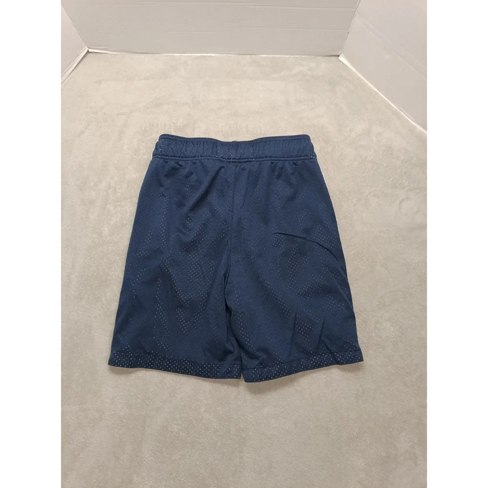 Abercrombie Boys Athletic Mesh Shorts Navy Size M Drawstring A&F 92